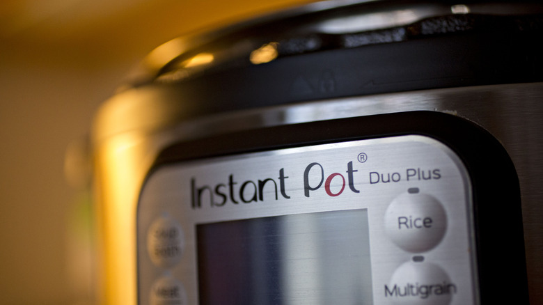 close-up of Instant Pot appliance