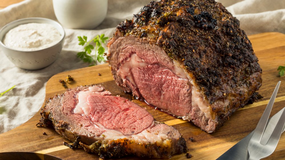 A generic photo of a prime rib