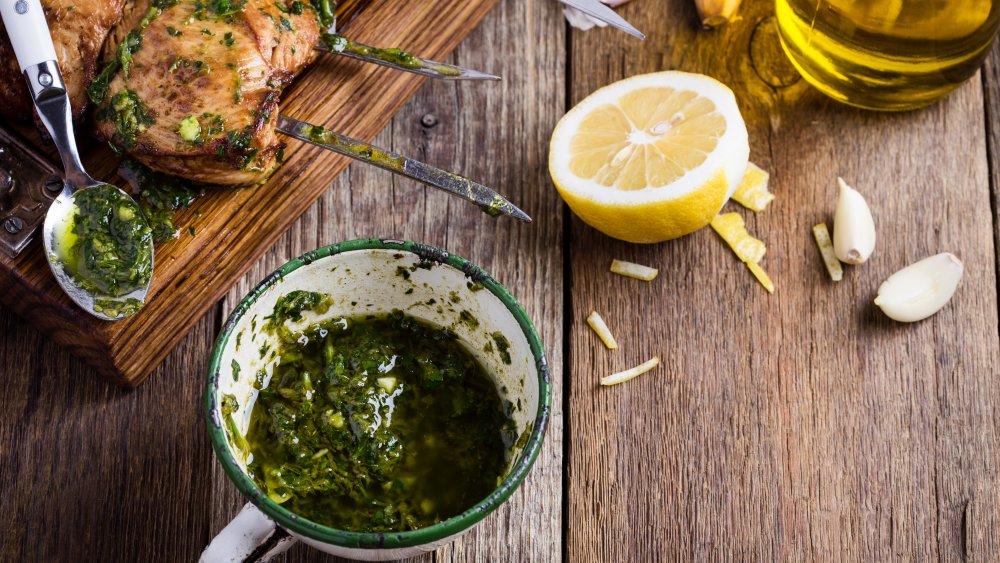 Chimichurri sauce