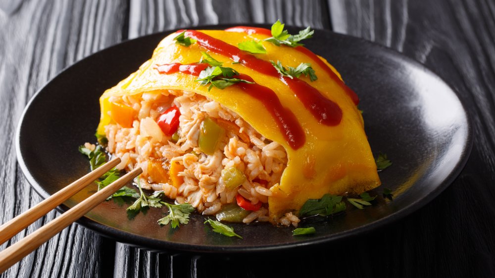 Omurice fried rice