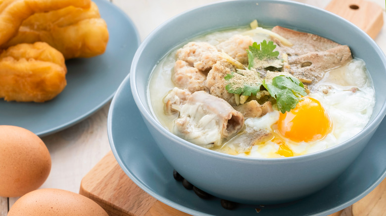 Chinese pork congee