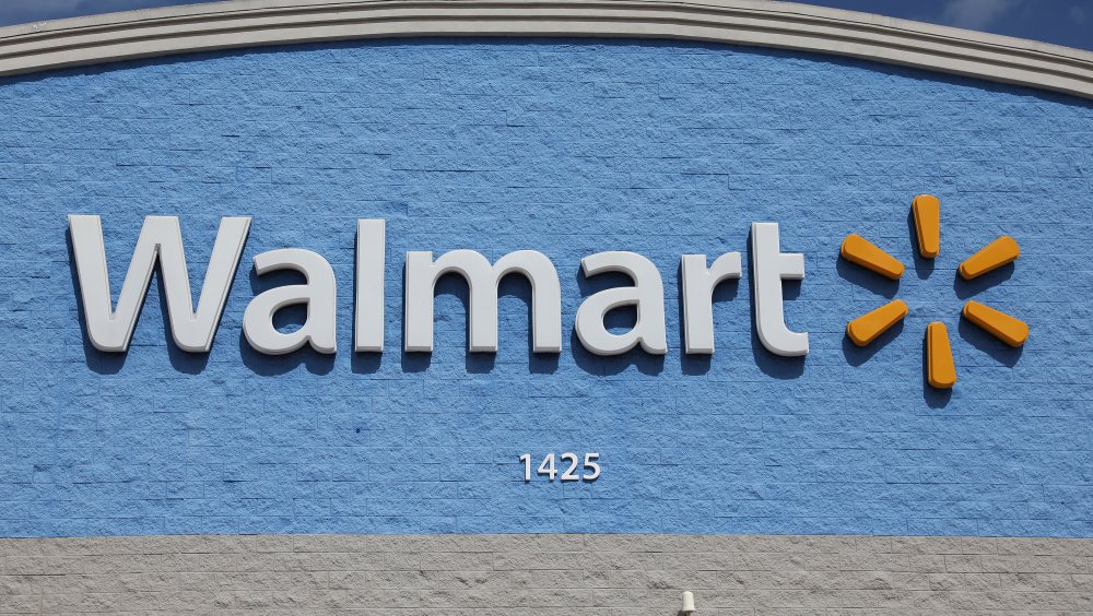 Walmart store sign