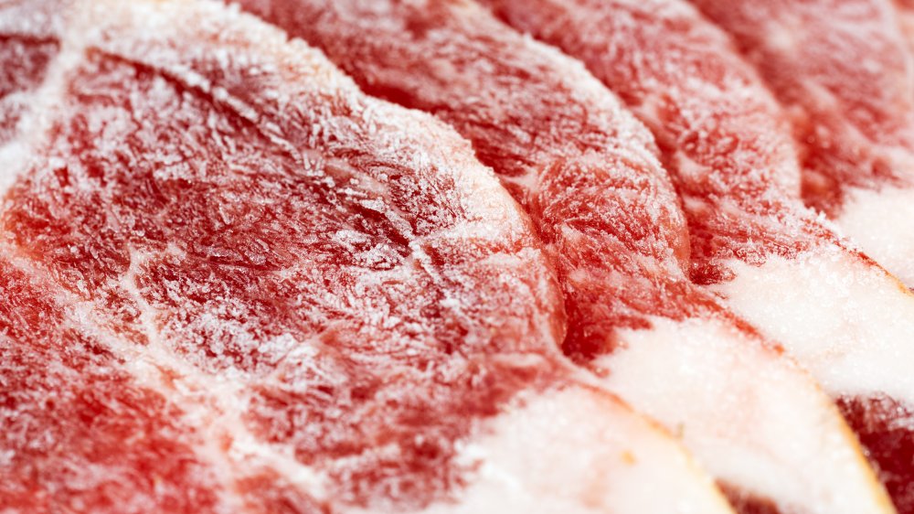 Frozen meat