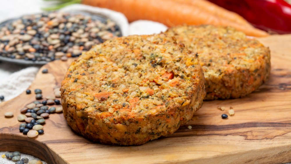 Lentil burger