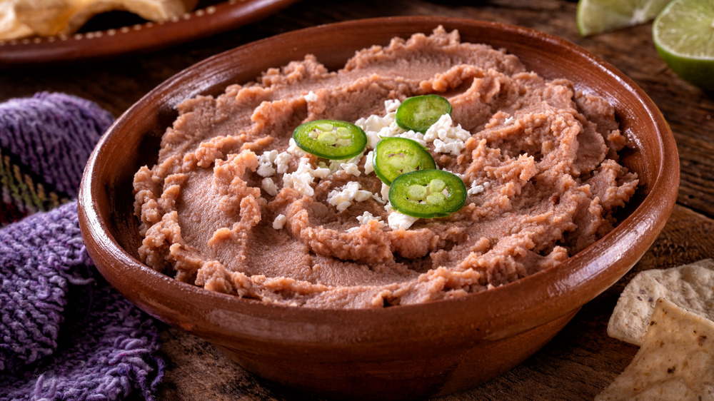 Mexican refried beans