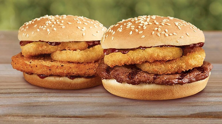 Rodeo Burger and Rodeo Chicken Sandwich from Burger King