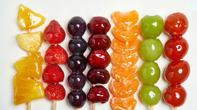 various tanghulu fruit varieties