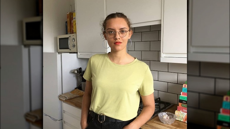 Ruby Tandoh in kitchen