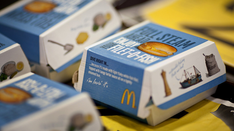 McDonald's Filet-O-Fish box