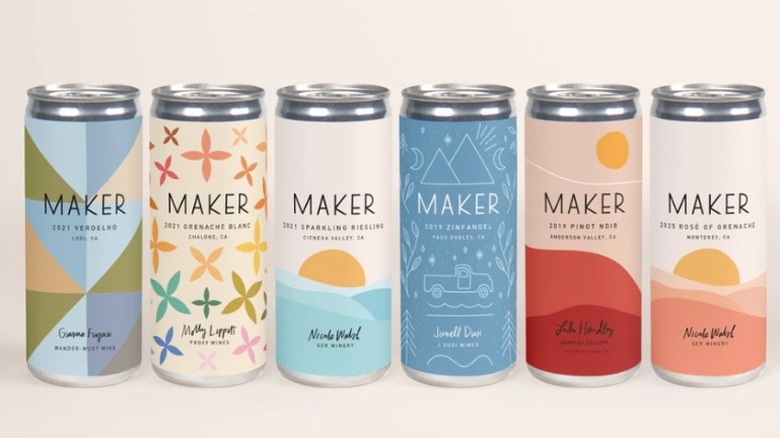 Maker Wine women-crafted cans