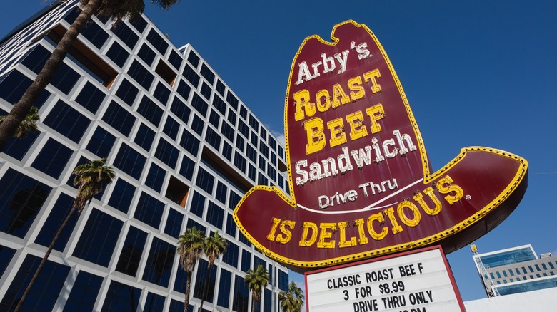 Arby's sign