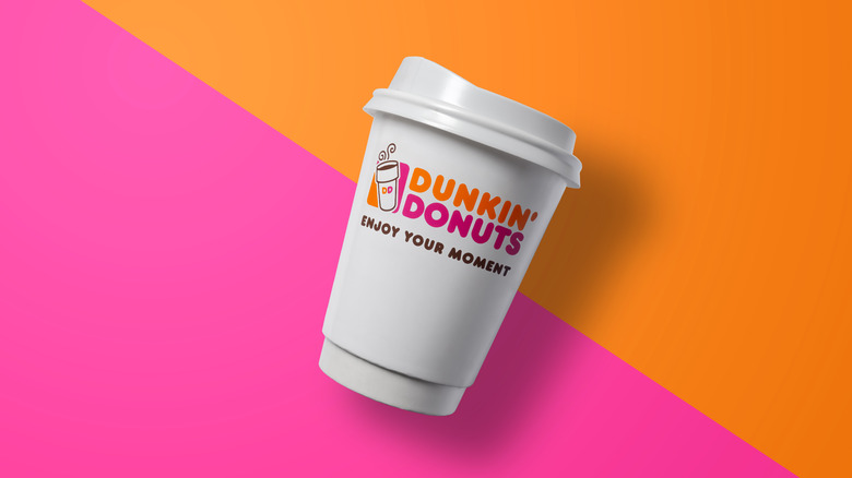 Dunkin' Donuts coffee cup