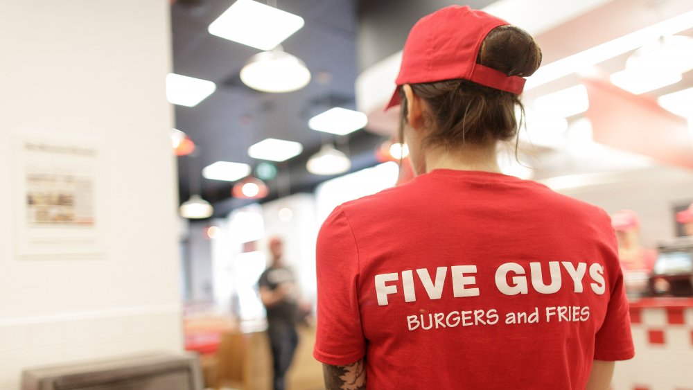 five guys worker