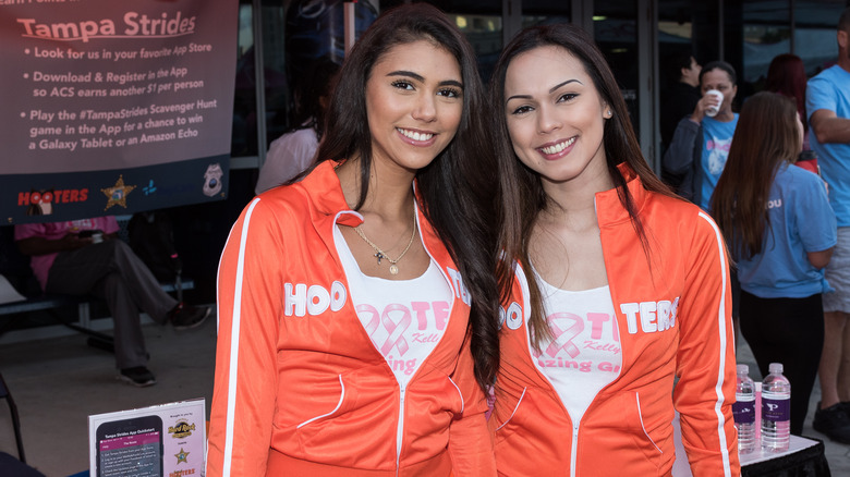 two hooters girls