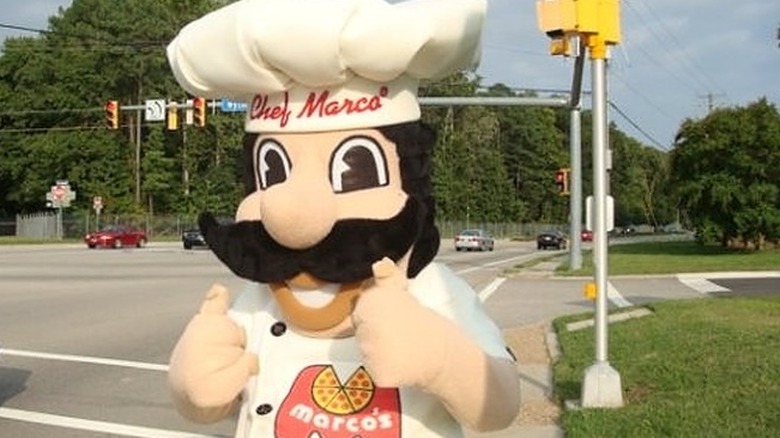 Marco's Pizza mascot chef