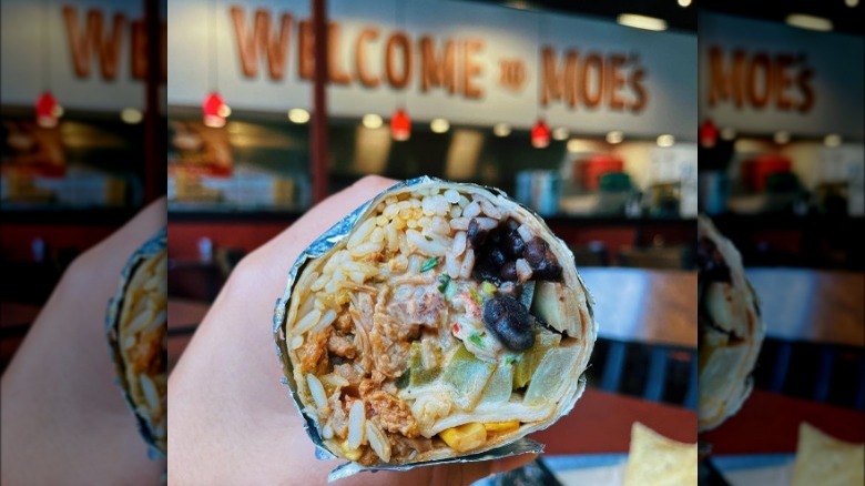 Moe's burritos and slogan