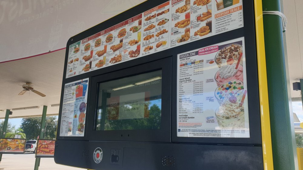 Sonic menu ingredients 