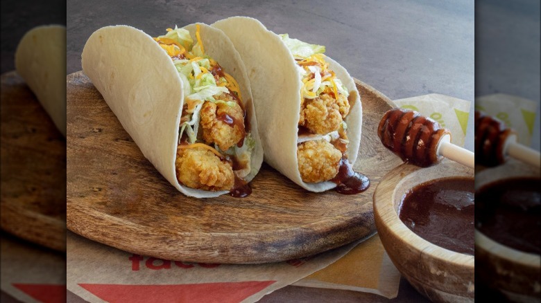 Taco John's tacos and honey