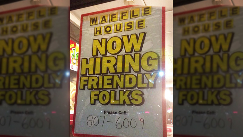 getting hired at waffle house