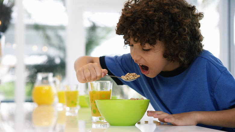 breakfast with orange juice