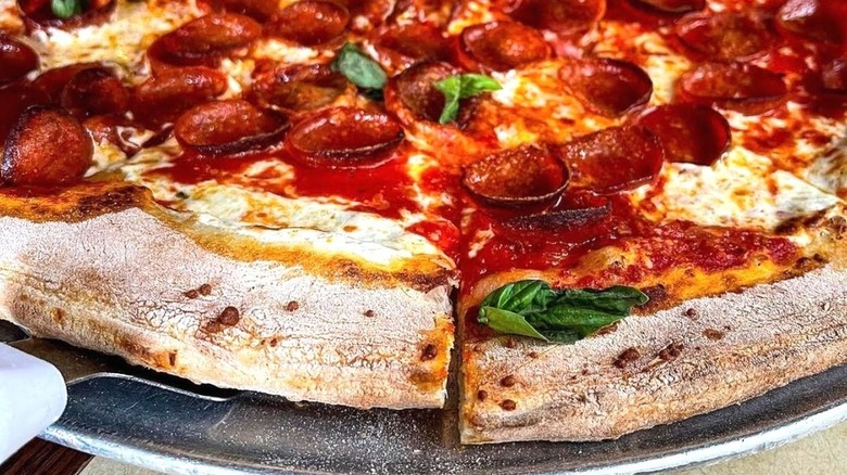 Patsy's pepperoni pizza