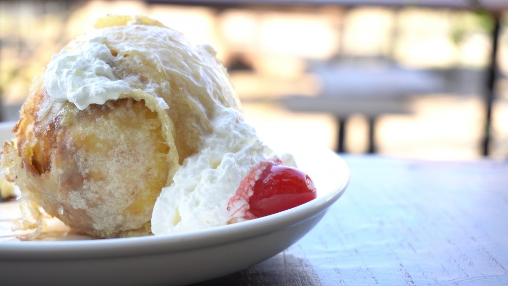 Fried ice cream