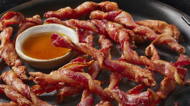 bacon twists with dip