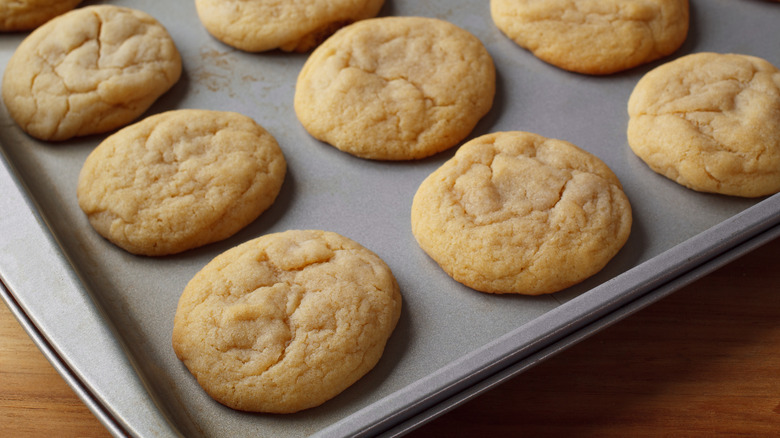 cookies on sheet pan