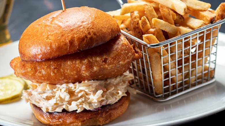 Beer-Battered Fish Sandwich