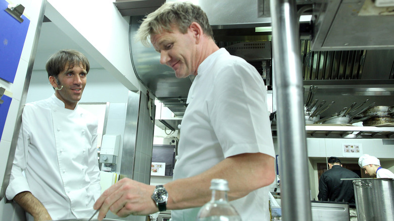 Gordon Ramsay cooking