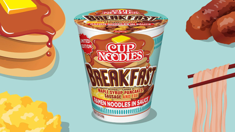 Cup Noodles breakfast flavor