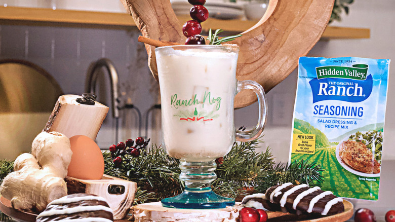 RanchNog with Hidden Valley seasoning