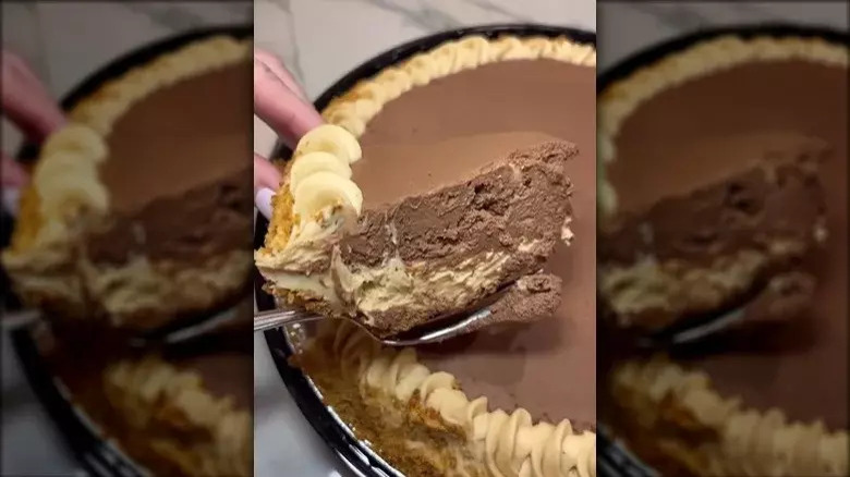 instagram pic of Costco peanut butter pie  