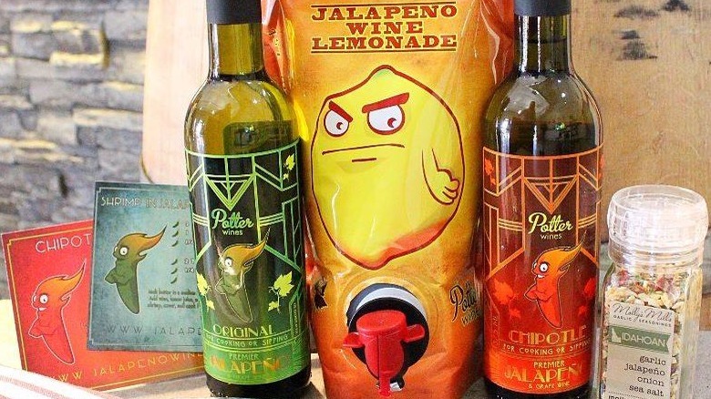 Potter WInes jalapeño wine varieties