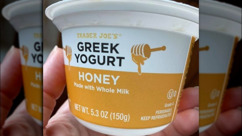 Cup of Trader Joe's Greek Yogurt