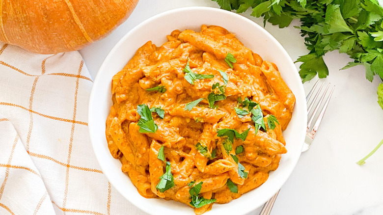 pumpkin pasta parsley