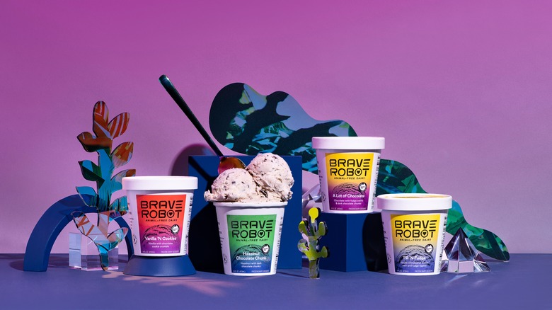 Brave Robot plant-based ice creams