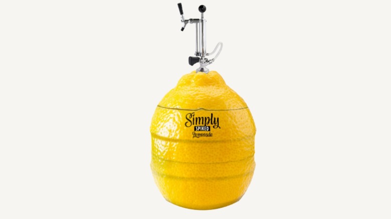 Simply Spiked lemon keg