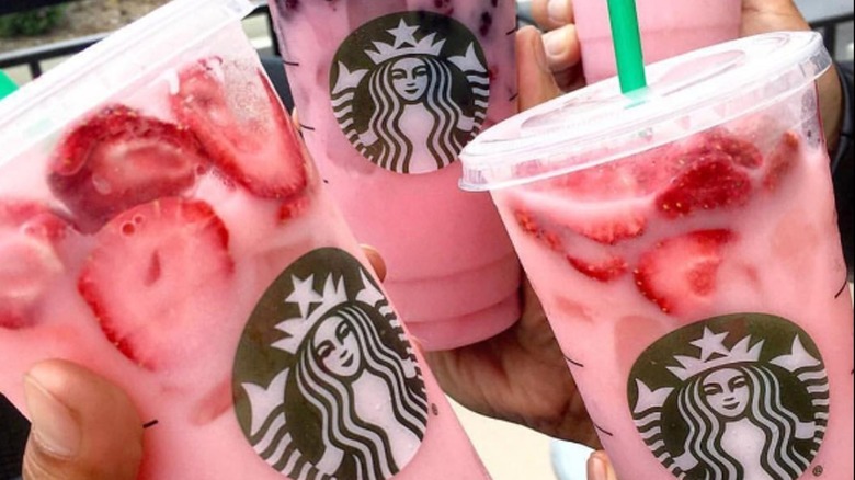 Starbucks pink drinks