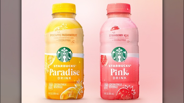 starbucks bottled pink drink