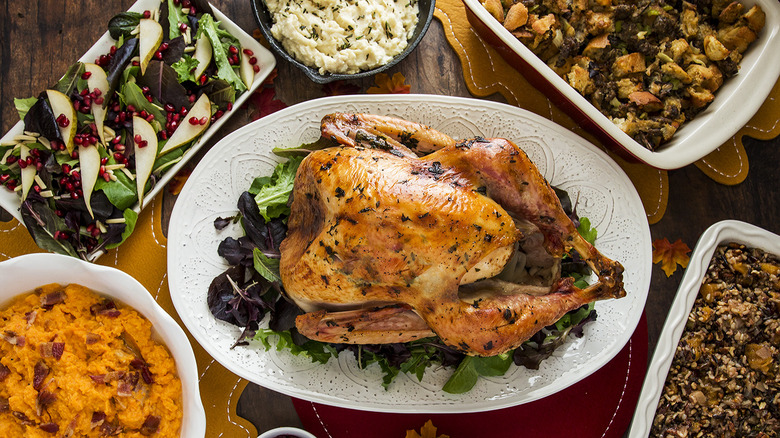 A Thanksgiving spread