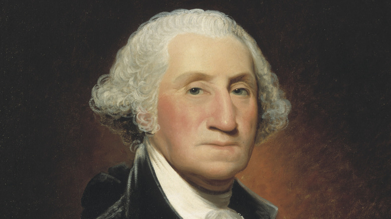 Painted portrait of George Washington