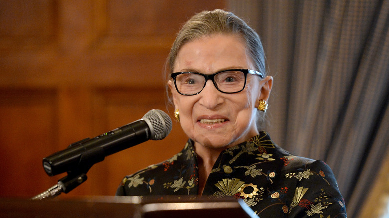 Ruth Bader Ginsburg smiling