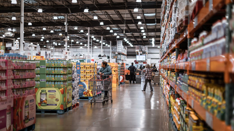 Shopper at Costco