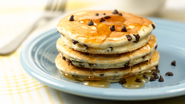 Chocolate chip pancakes