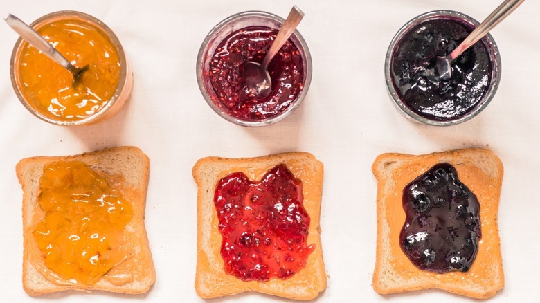 jam and toast