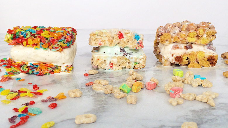 cereal ice cream sandwiches