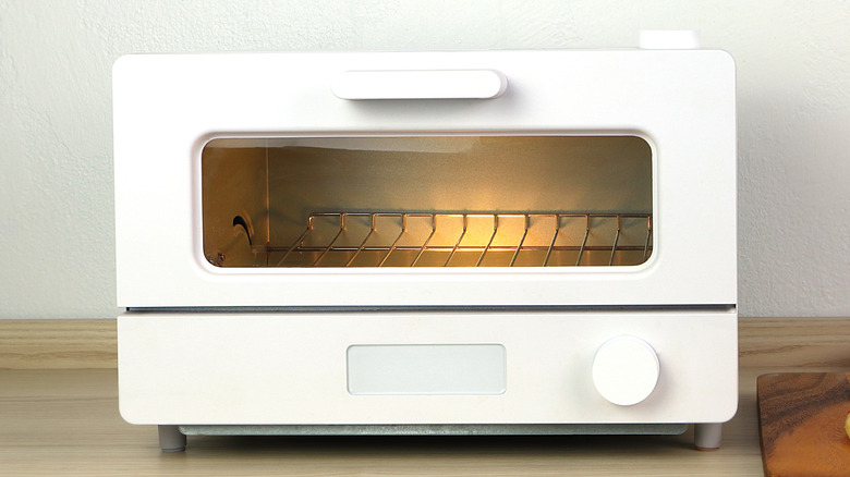 a small toaster oven