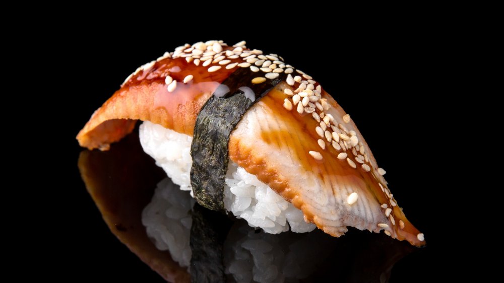 Eel nigiri sushi