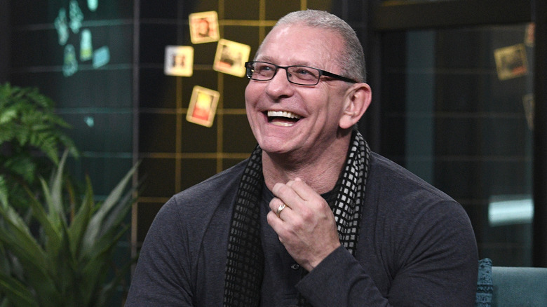 Robert Irvine laughing in candid photo